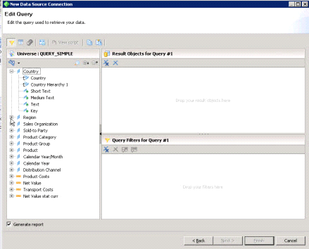 In SAP Crystal Reports 4.0 Enterprise you can create the query that is being executed in the SAP NetWeaver BW system