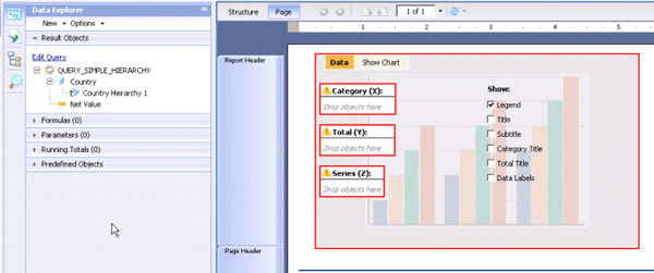 Example of hierarchical charts in SAP Crystal Reports for Enterprise 4.0