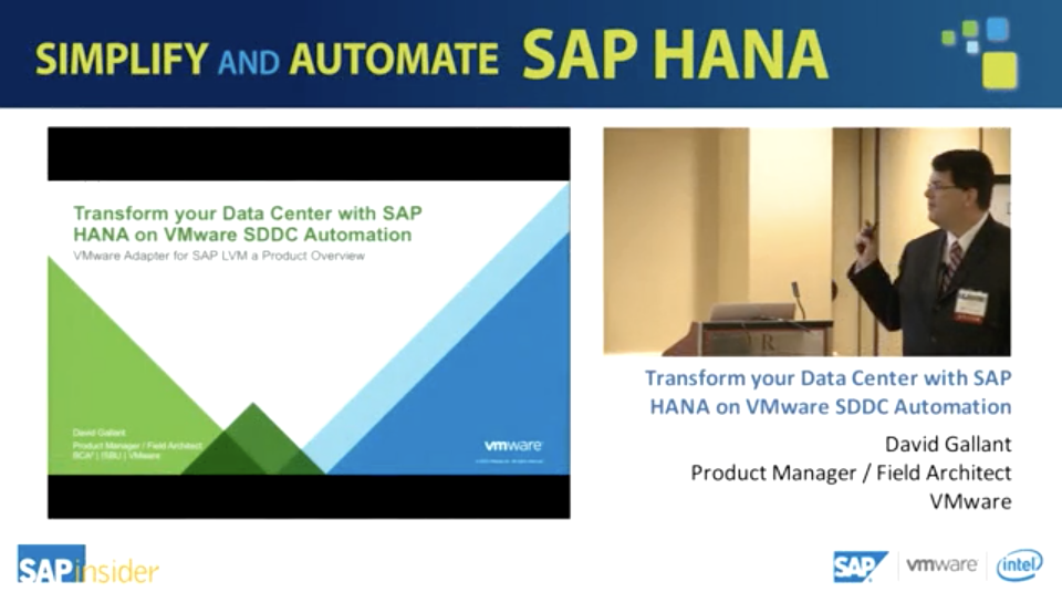 Transform your Data Center with SAP HANA on VMware SDDC Automation image