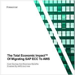 Total Economic Impact of Migrating SAP ECC to AWS Forrester Report image