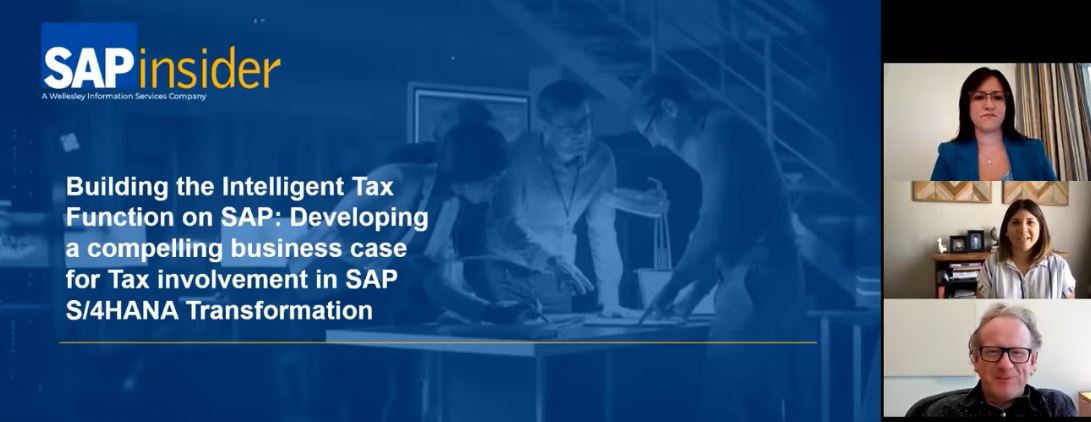 Ernst & Young LLP | Building the Intelligent Tax Function on SAP: Developing a compelling business case