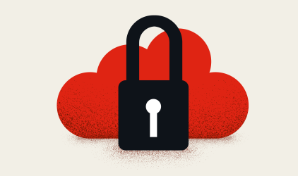 Image of Cloud with Padlock