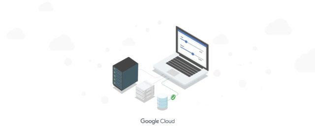 A model of Google Cloud.