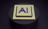 The letters 'AI' are imprinted on a gold plaque on top of a black circle | SAP Aleph