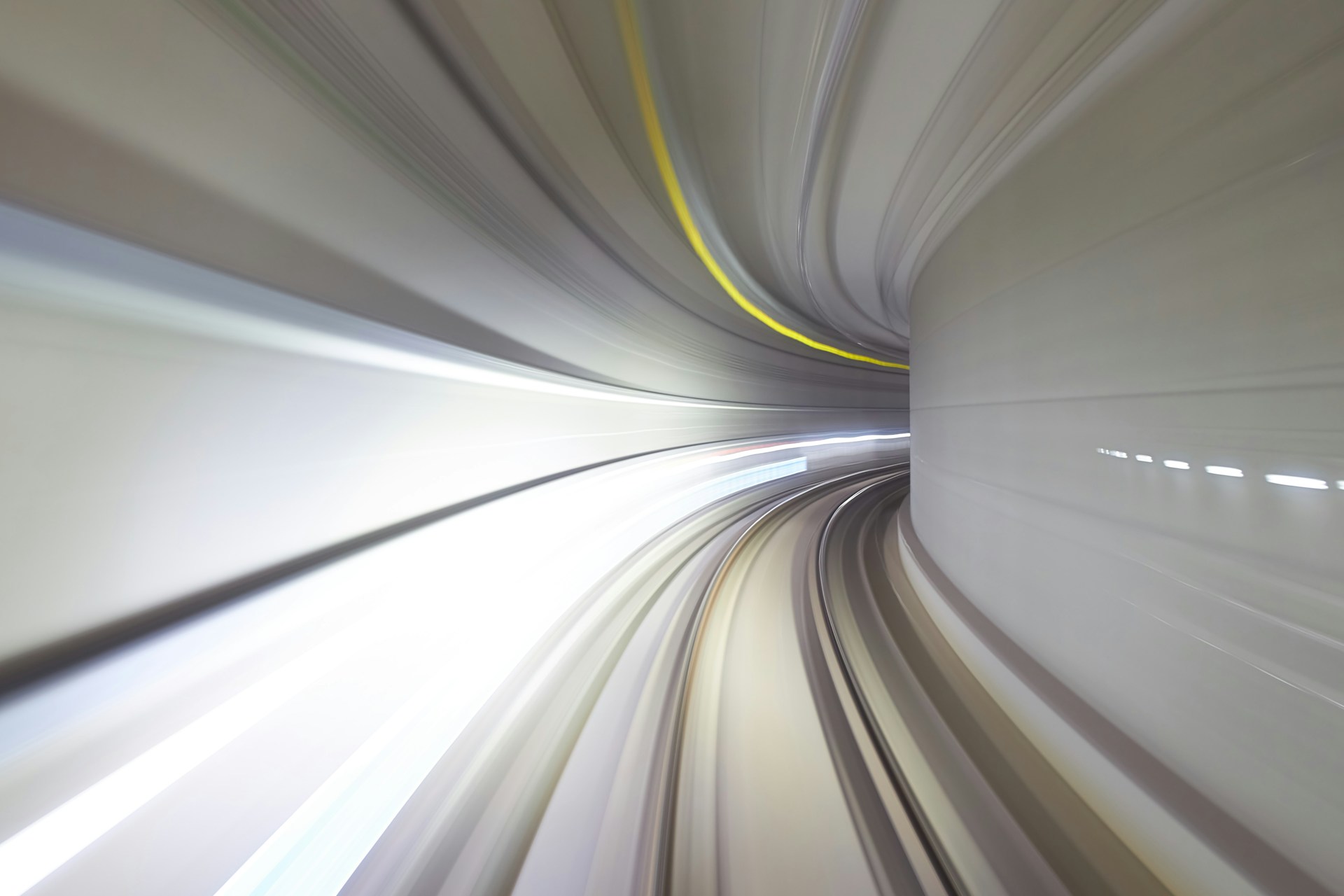 abstract image of tunnel with white, purple, yellow rays of light | Data archiving