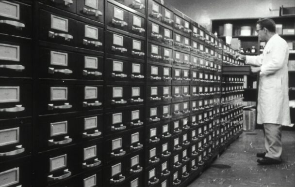 a person in an archiving room | SAP data archiving: an introduction