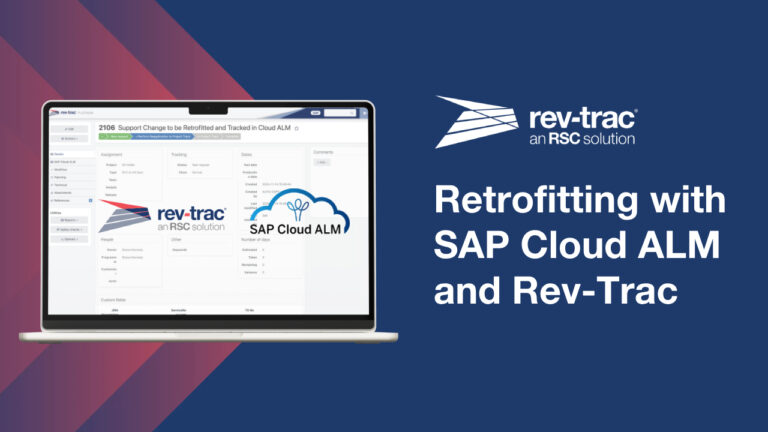 Automate SAP Retrofitting with a Rev-Trac Platinum & SAP Cloud ALM ...