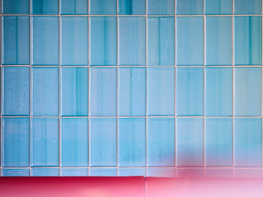 a-blue-and-pink-tiled-wall-with-a-red-corner-SAP Cloud ERP Private