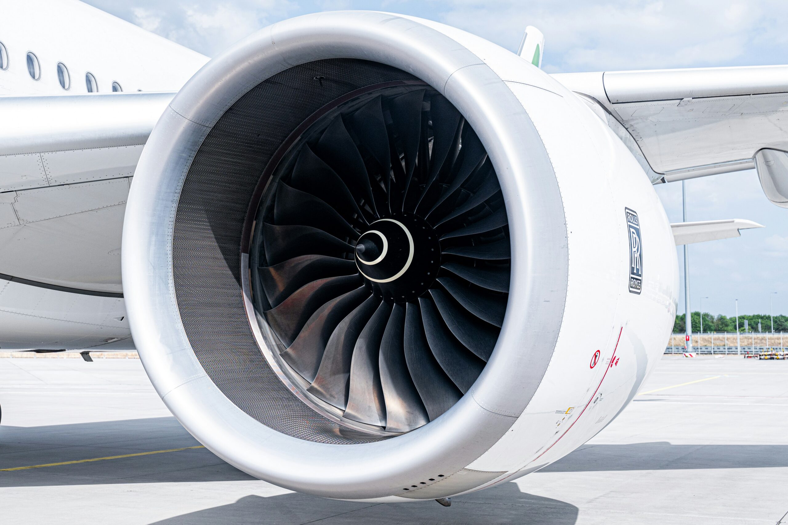 Rolls Royce Engine from an Airbus A350-900XWB