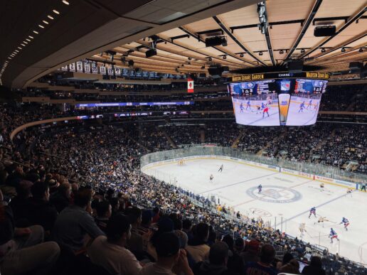 Hockey game at Madison square garden_SAP NHL Front Office App