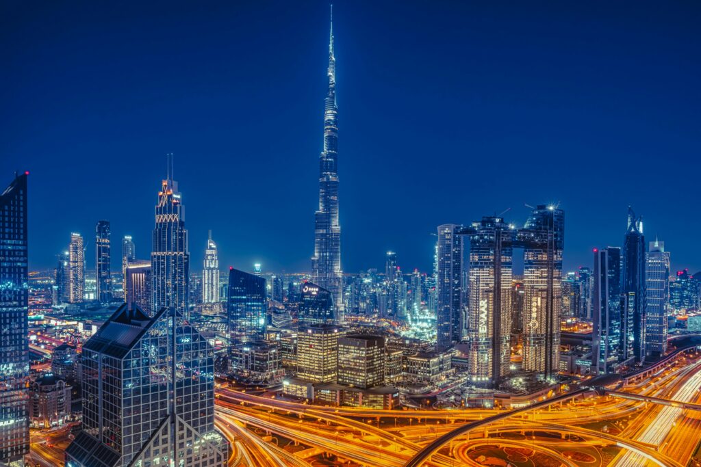 Dubai at Night_Identity security Middle East