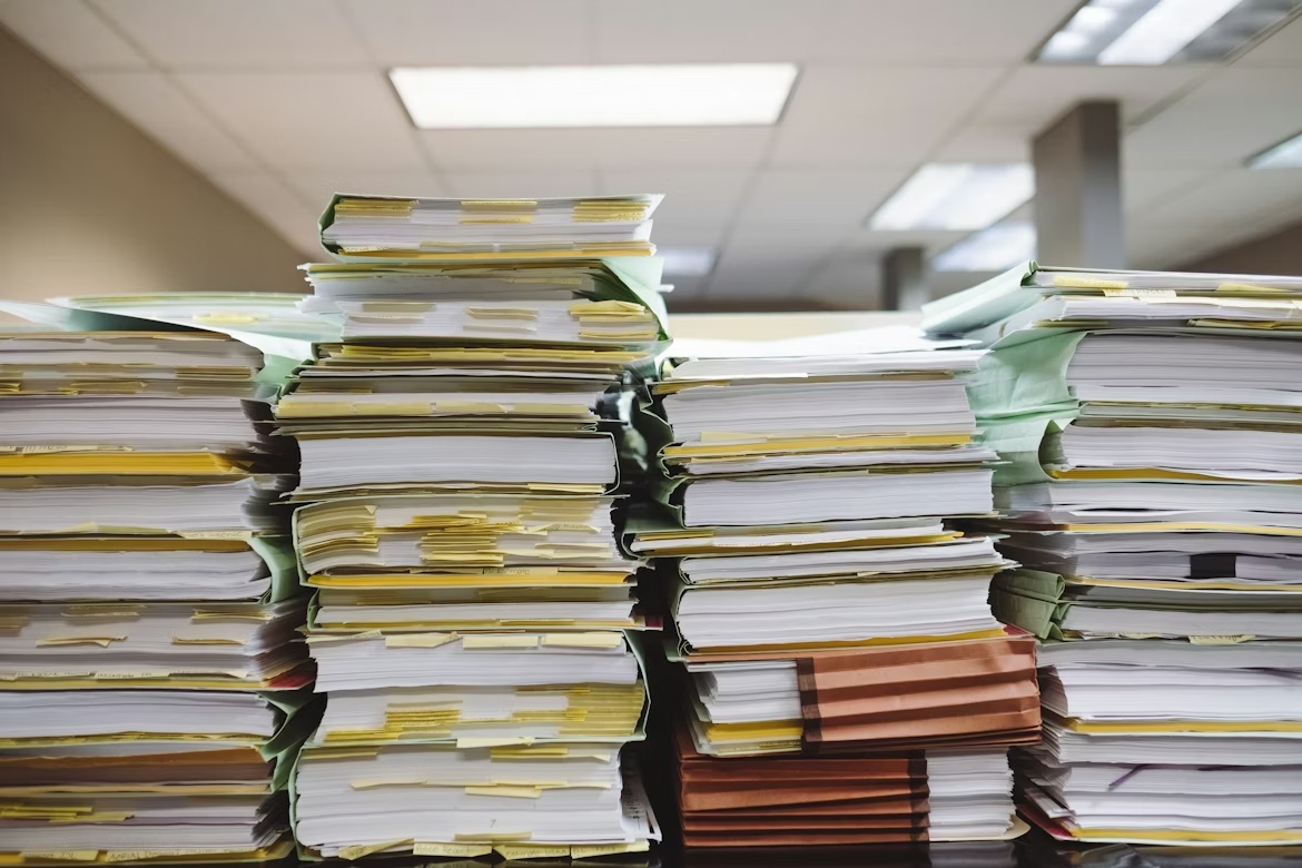 Paper contracts, which can processed using cbs AID to convert unstructured documents into structured SAP-ready data.