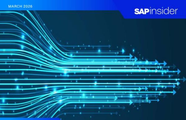 SAPinsider Technology Leaders Strategic Agenda for 2026 benchmark report cover showing digital data flow graphic and research sponsors SAP Microsoft Boomi Onapsis Red Hat.