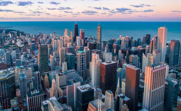 Chicago skyline, where RSM US is headquartered, representing its expanding SAP GRC practice