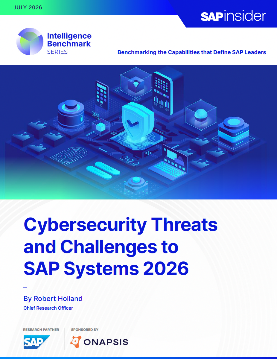 Executive Summary cover: Cybersecurity Threats and Challenges to SAP Systems 2026