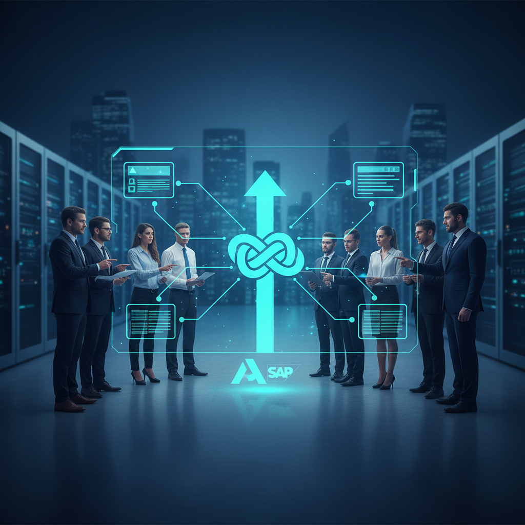 A professional team collaboratively analyzing a complex digital project, symbolizing recovery and strategic alignment.