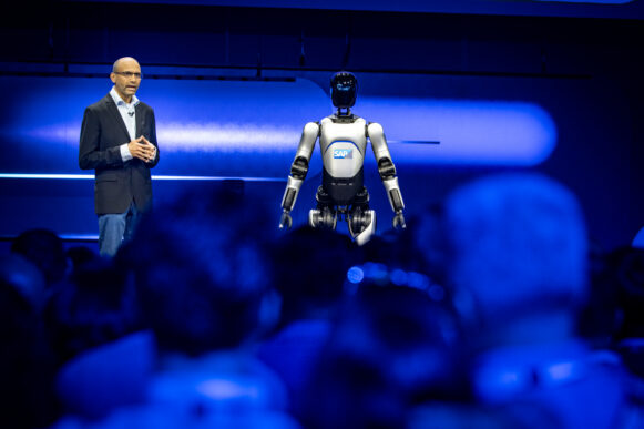 SAP Physical AI links business workflows with robots.